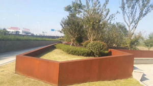 嵩县耐候钢挡土墙